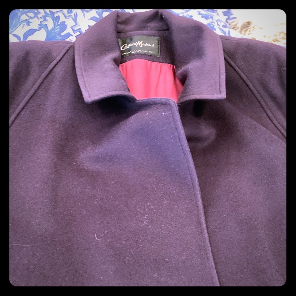 Vintage navy wool blazer